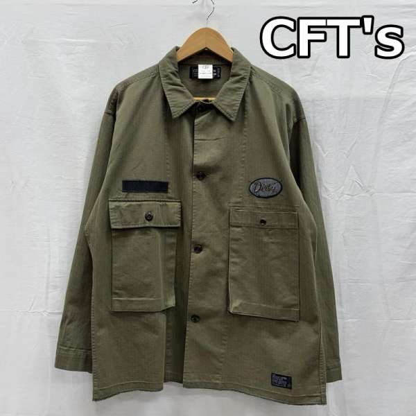 古着 CFT'S シーエフティーズ HBT ヘリンボーン ビンテージデザイン シャツ ジャケット メンズ M ISItems【USED】【古着】【中古】50150298