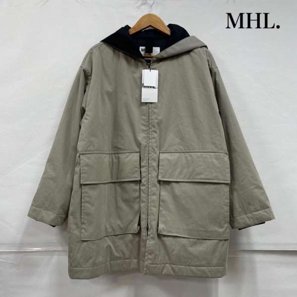 エムエイチエル 23AW ミリタリー コットン ナイロン キャンバス コート ユニセックス フーデッド ジャケット メンズ S ISItems【USED】【古着】【中古】50150305