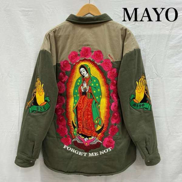古着 MAYO メイヨー Embroidery Maria Shirt Jacket 22MY-SHJK2201 メンズ L ISItems【USED】【古着】【中古】50150356