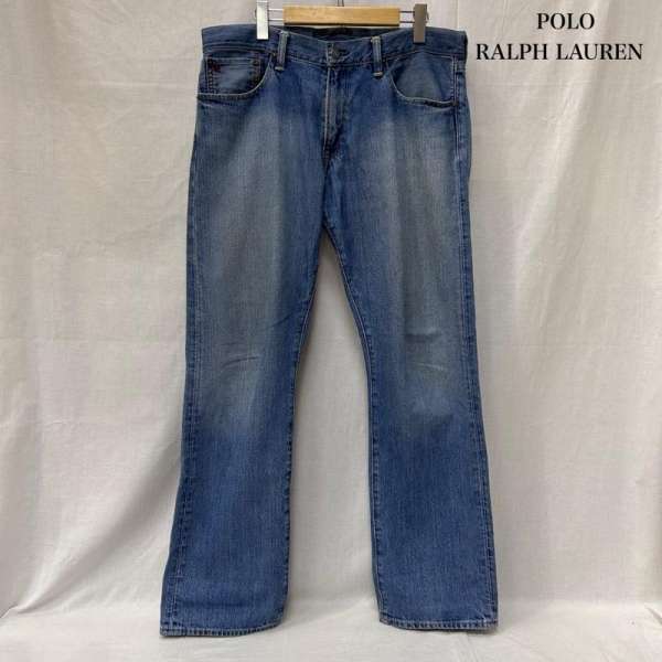 ポロラルフローレン classic fit 867 デニムジーンズ ライトブルー 35(175/88A) メンズ 34インチ ISItems【USED】【古着】【中古】50150457