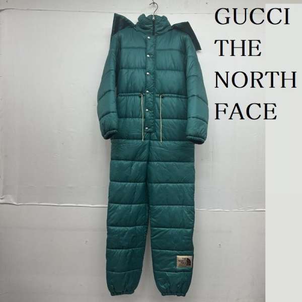 グッチ THE NORTH FACE 657078 ZHA58 ナイロン 飛び降りる背広 繋ぎ オールインワン メンズ M ISItems【USED】【古着】【中古】50150468