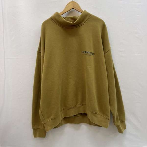 エッセンシャルズ ロゴ モックネック スウェット FOG フィアオブゴッド メンズ M ISItems【USED】【古着】【中古】50150622