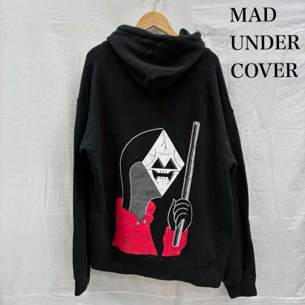 アンダーカバー MAD × ICHASU グリムリーパー プリント プルオーバー スウェット パーカー フーディー メンズ XXL ISItems【USED】【古着】【中古】50150766