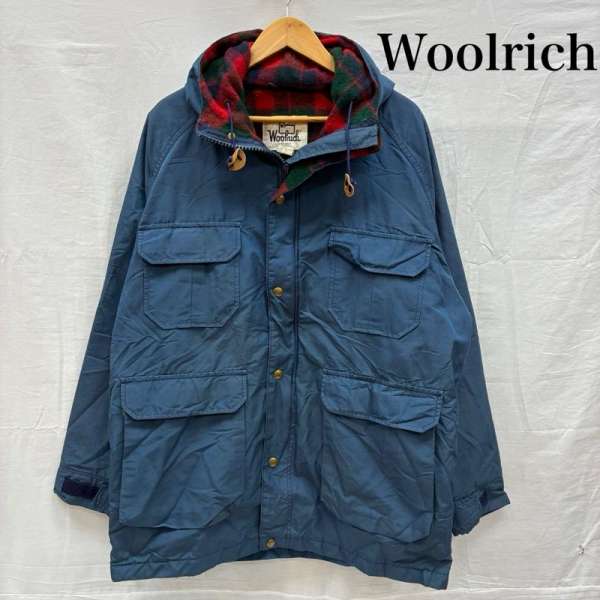 ウールリッチ 70s 80s USA製 60/40 ロクヨンクロス チェックライナー マウンテンパーカー メンズ L ISItems【USED】【古着】【中古】50150783