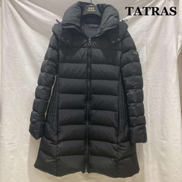 タトラス LTA18A 4496 POLITEAMA ポリテアマ ダウンコート 黒 ブラック レディース 3 ISItems【USED】【古着】【中古】50150967