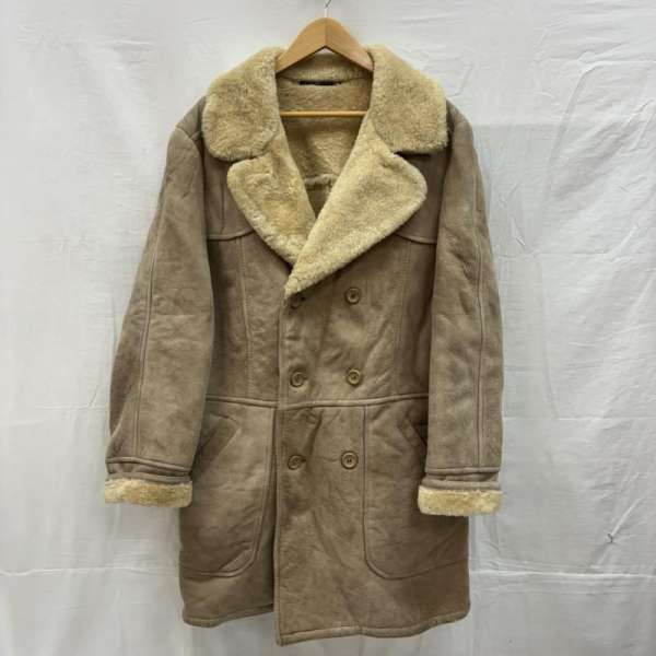 楽天市場】40〜50年代 UNKNOWN フレンチ ムートン レザーカーコート