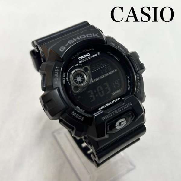 ジーショック CASIO 8900 SERIES black 20気圧防水 タフソーラー 樹脂バンド black メンズ 表記無し ISItems【USED】【古着】【中古】50151425 8,580円