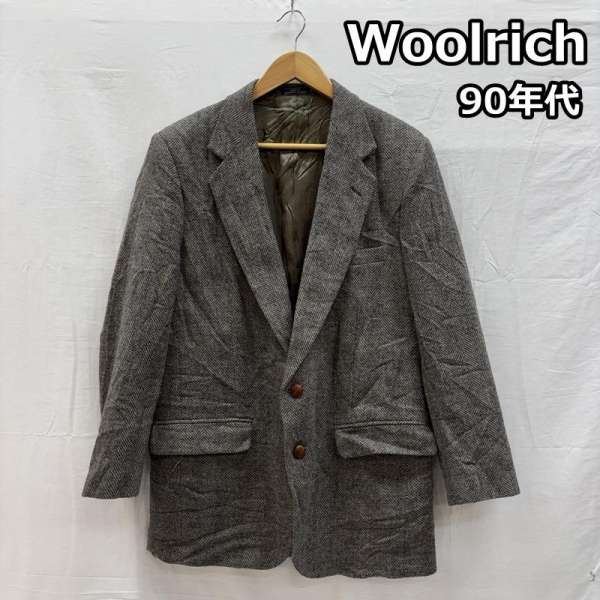 ウールリッチ 90年代 ビンテージ ヘリンボーン テーラード ジャケット くるみボタン 90s VINTAGE メンズ - ISItems【USED】【古着】【中古】50151537