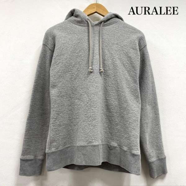 オーラリー BACK WOOL SWEAT BIG PARKA バック ウール スウェット ビッグ パーカー フーディー A6AP02BW メンズ 3 ISItems【USED】【古着】【中古】50151913