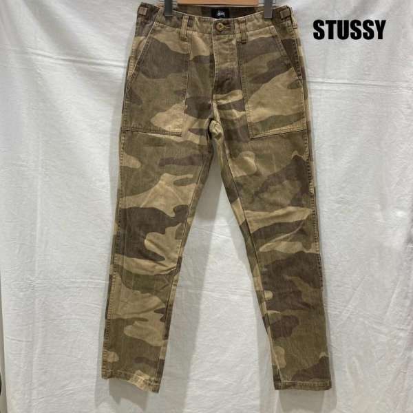 ステューシー 軍パン 迷彩 カモフラ ウッドランド ベージュ カーキ コットン100% メンズ 30インチ ISItems【USED】【古着】【中古】50152044 7,810円