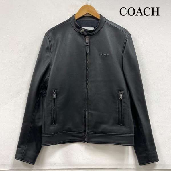 楽天市場】y□コーチ/COACH リバーシブルフードレザーJKT Reversible