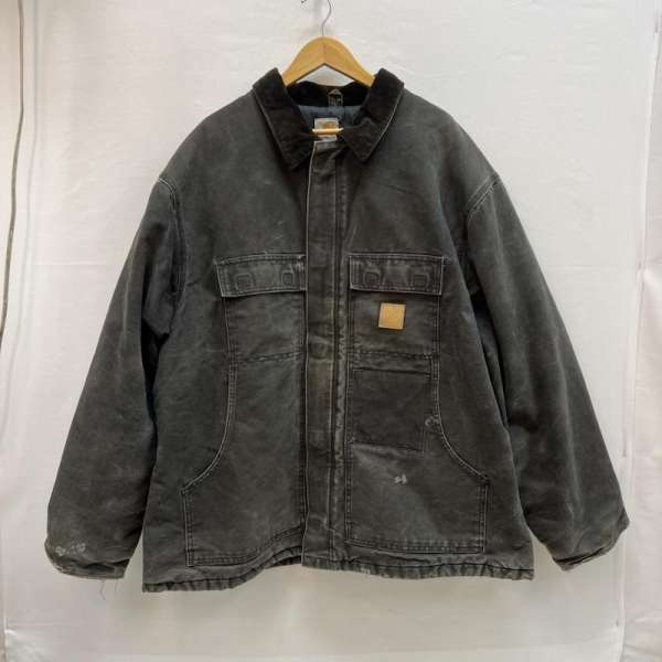 カーハート トラディショナルコート ダック ワークジャケット C26BLK メンズ XXL ISItems【USED】【古着】【中古】50152301