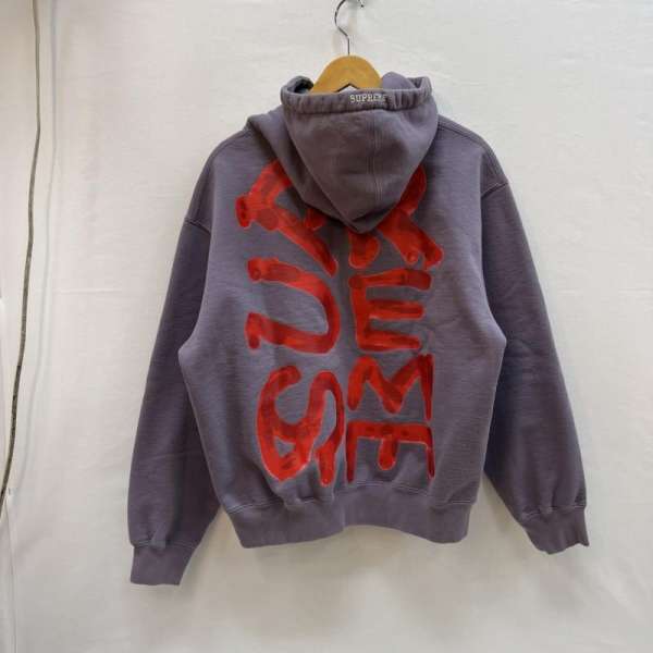 シュプリーム 24SS Paint Hooded Sweatshirt バックロゴ スウェット パーカー メンズ S ISItems【USED】【古着】【中古】50152363