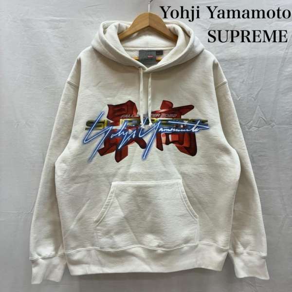 シュプリーム Yohji Yamamoto ヨウジヤマモト 22AW TEKKEN Hooded Sweatshirt 最高 プルオーバー パーカー メンズ M ISItems【USED】【古着】【中古】50152452