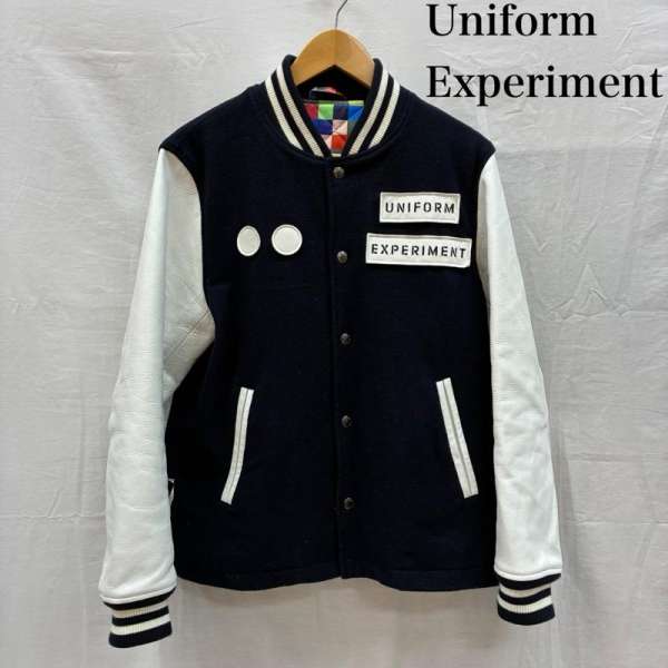 ユニフォームエクスペリメント 19AW スタジアムジャケット UE-192061 スタジャン 定価￥88,000 メンズ 1 ISItems【USED】【古着】【中古】50152458