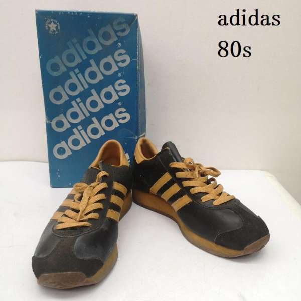 アディダス 80s 観賞用 COUNTRY KID カントリー キッド 台湾製 レザー スニーカー メンズ US：7 ISItems【USED】【古着】【中古】50152553｜クラシカ