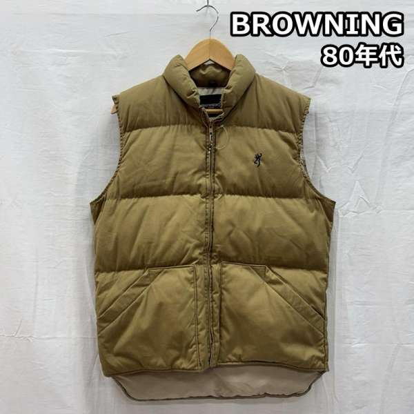 古着 BROWNING ブロウニング 80年代 USA製 ビンテージ ダウンベスト 80s VINTAGE メンズ S ISItems【USED】【古着】【中古】50153276｜クラシカ