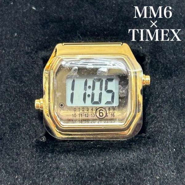 エムエム 6 棲み家 マルタン マルジェラ TIMEX 引き分けメックス 共同研究 T80 Ring Watch リングウォッチ S33YW0004 M10064 ゴールド SIZE:UNI -【USED】【古着】【中古】50153334