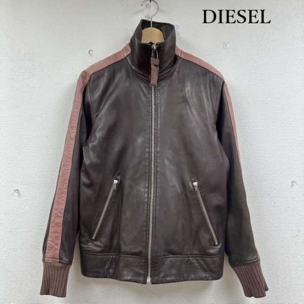 ディーゼル 00s スリーライン レザー トラック ジャケット メンズ S ISItems【USED】【古着】【中古】50153805