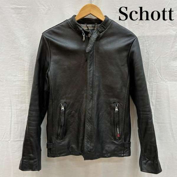 ショット CLASSIC RACER JACKET クラシック レーサー レザー ジャケット 3101010 シングル ライダース メンズ S ISItems【USED】【古着】【中古】50153851