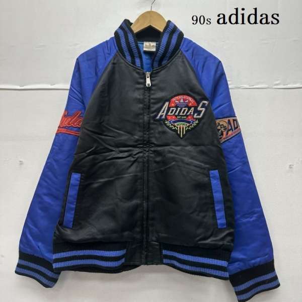 アディダス 90s デサント製 銀タグ ナイロン スタジャン AA-1125 メンズ L ISItems【USED】【古着】【中古】50154206