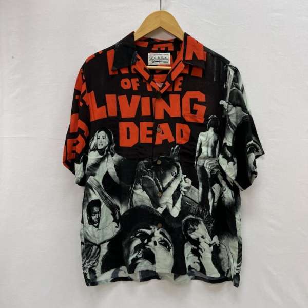 ワコマリア NIGHT OF THE LIVING DEAD ハワイアン アロハ シャツ メンズ S ISItems【USED】【古着】【中古】50154440