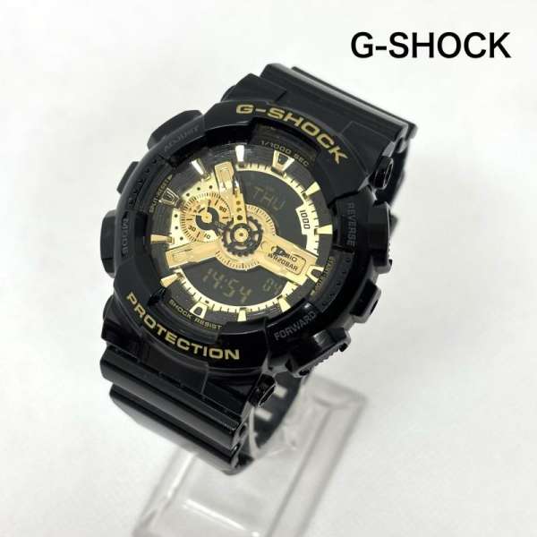 ジーショック カシオ CASIO G-SHOCK ジーショック Black Gold Series ブラック ゴールドシリーズ GA-110GB-1AJF メンズ - ISItems【USED】【古着】【中古】50154487