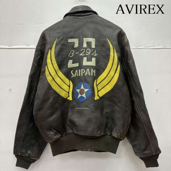 アヴィレックス A-2 航空 なめし革 上衣 B-29 S【USED】【古着】【中古】50154888