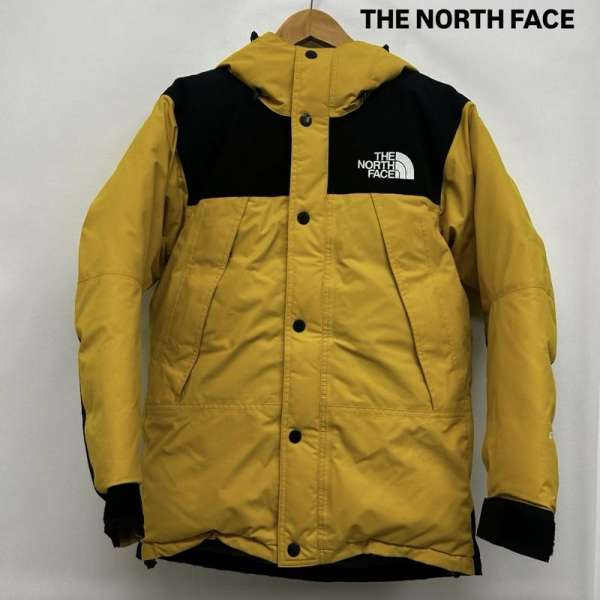 ザノースフェイス THE NORTH FACE 北の方人間の顔 ND91837 Mountain Down Jacket お山 落ちこむ 上衣 黄色系 XS【USED】【古着】【中古】50155074