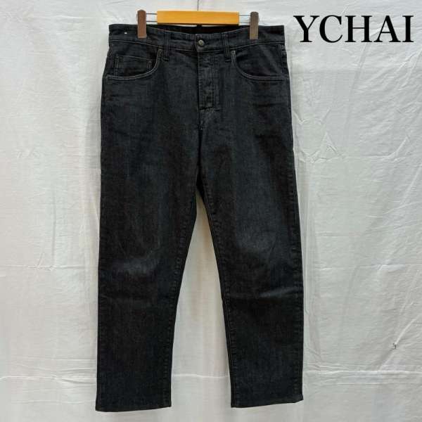 古着 YCHAI イカイ イタリア製 先染 ブラック ジーンズ ボタンフライ ストレッチ デニムパンツ メンズ 32インチ ISItems【USED】【古着】【中古】50155389 5,621円