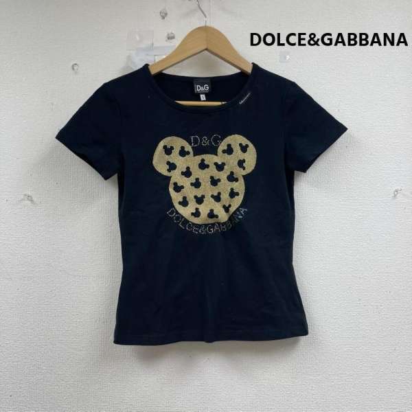 ドルチェアンドガッバーナ Disney Characters Mickey ライン ストーン コラボ Tシャツ レディース 表記無し ISItems【USED】【古着】【中古】50155475