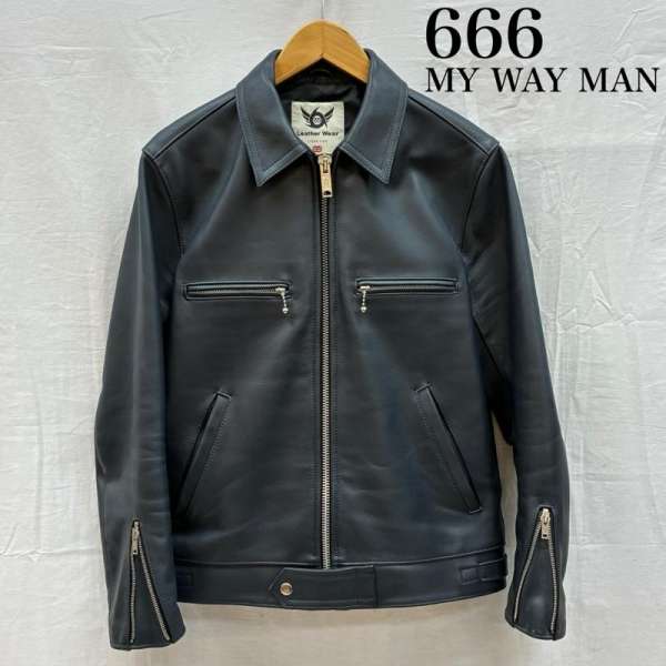 シックスシックスシックス MY WAY MAN イングランド製 シングル ライダース ステアハイド レザー ジャケット シドヴィシャス メンズ 38 ISItems【USED】【古着】【中古】50155810