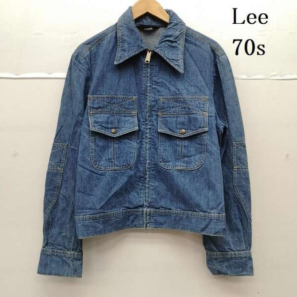 リー 70s 三角タグ USA製 ジップアップ デニム ジャケット TALON メンズ M ISItems【USED】【古着】【中古】50155931