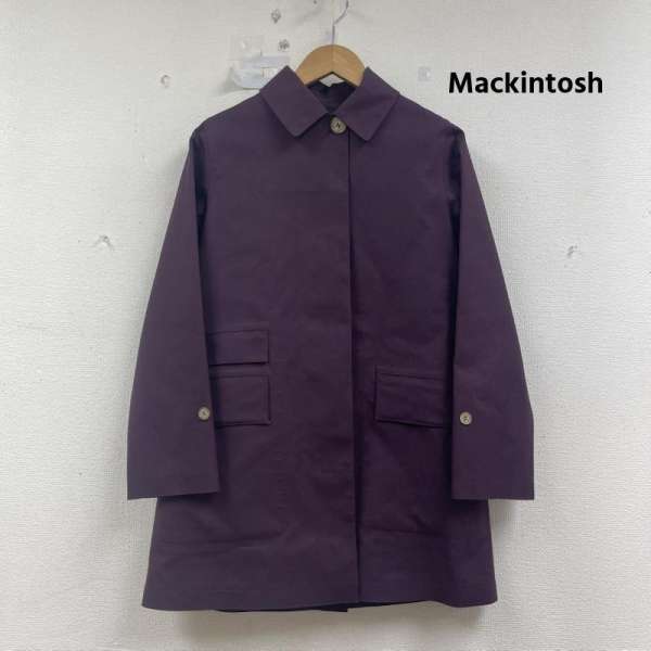 マッキントッシュ ステンカラー ゴム引き コートドット柄 ライナー付き レディース XS ISItems【USED】【古着】【中古】50156106