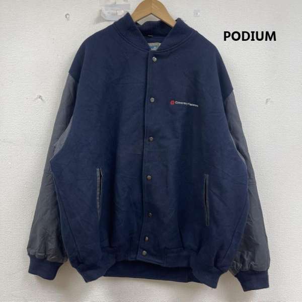 古着 PODIUM Coventry Fasteners 企業 ロゴ スタジアム ジャンパー メンズ 表記無し ISItems【USED】【古着】【中古】50156116