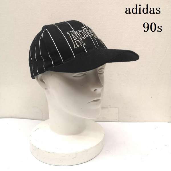 アディダス 90s ストライプ ロゴ 刺・墸 キャップ メンズ - ISItems【USED】【古着】【中古】50156167