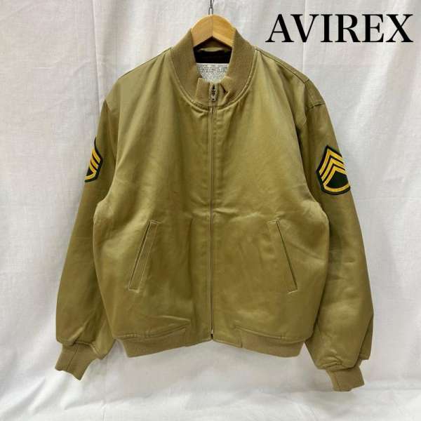 アヴィレックス 90s タンカースジャケット 8462 jrc35ac 2 smckycpb sand S S【USED】【古着】【中古】50156482