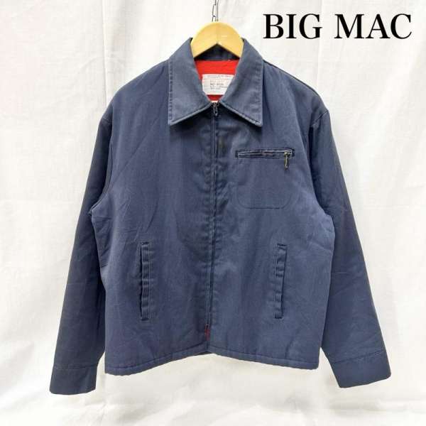 ビックマック 70s JCPenney ワークジャケット navy TALON ZIP メンズ - ISItems【USED】【古着】【中古】50156483