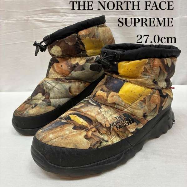 シュプリーム×ノースフェイス 16AW Nuptse Bootie ヌプシ ブーティ メンズ 27.0cm ISItems【USED】【古着】【中古】50156622