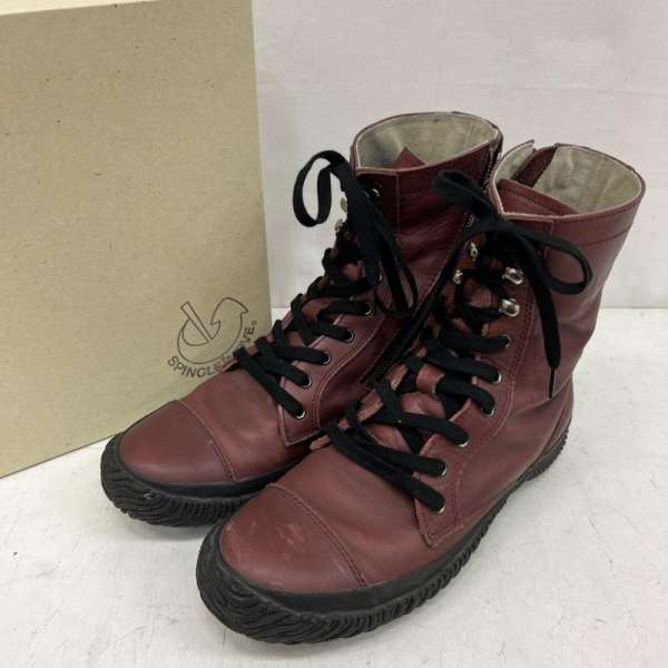 スピングルムーブ スムースレザー ミリタリーブーツ SPM-419 L メンズ 26.5cm ISItems【USED】【古着】【中古】50156704