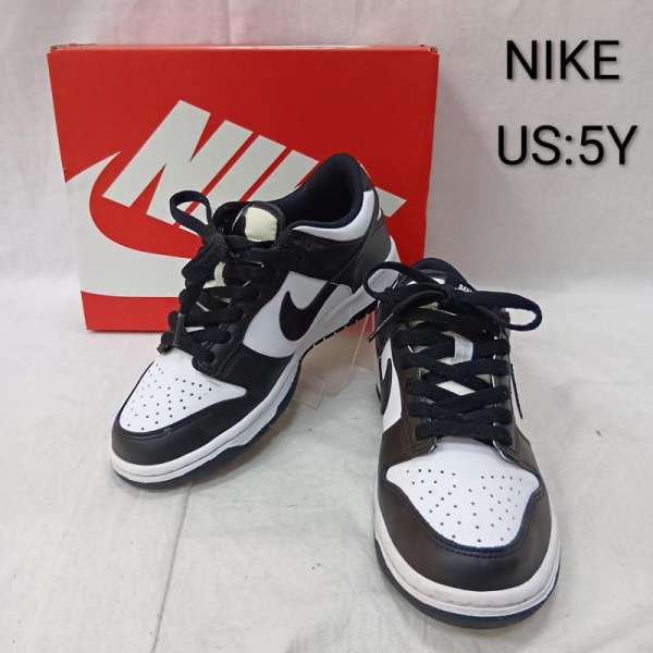 ナイキ CW1590-100 Nike GS Dunk Low White/Black パンダダンク US5Y/23.5 レディース - ISItems【USED】【古着】【中古】50157286