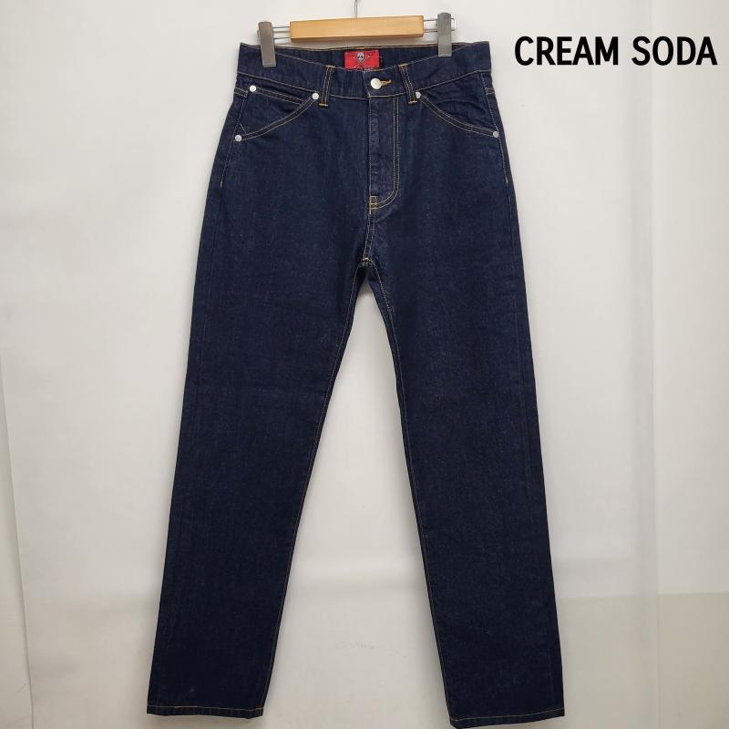クリームソーダ PD25PT-01 イマズマステッチ ドクロ ロカビリー メンズ S ISItems【USED】【古着】【中古】50157708