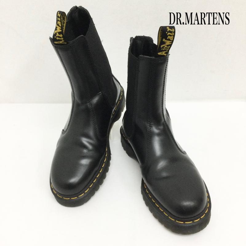御医者さんマーチン Dr.Martens 御医者さんマーチン なめし革シューズ 2976 Hi Bex w/zip Black Smooth 27844001 片方ゴア チェルシーブーツ UK：8【USED】【古着】【中古】50158445