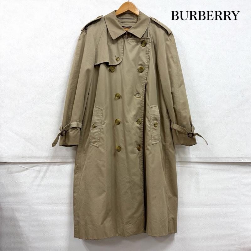 バーバリー トレンチコート ラインドライブ付き添い人 ノバチェック イングランド製 -【USED】【古着】【中古】50158576