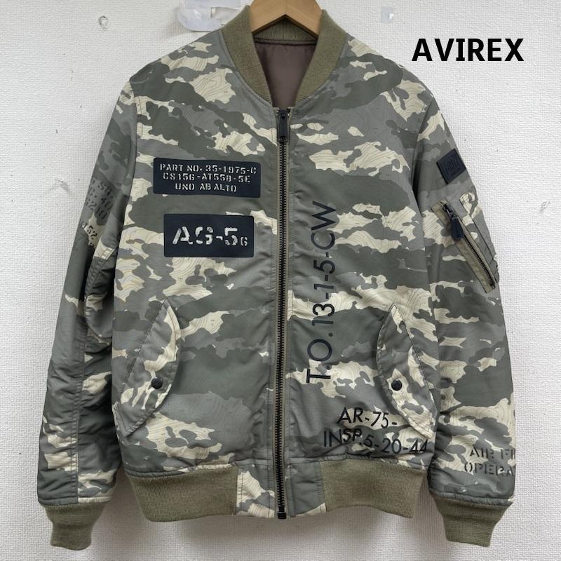 アヴィレックス 40周年 カモフラージュ柄 リバーシブル MA-1 フライトジャケット 6152150 メンズ M ISItems【USED】【古着】【中古】50158674|クラシカ