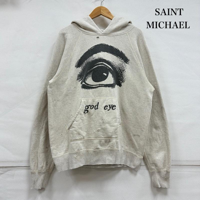 仙マイケル GOD EYE グラフィック フーディー 刷り上げる パーカー ティーシャツ 不都合 ヴィンテージ製作 -【USED】【古着】【中古】50158701
