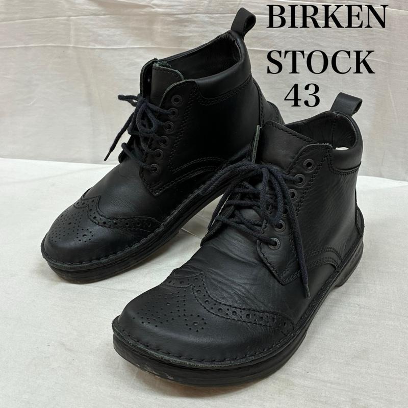 ビルケンシュトック Footprints フットプリンツ KENT-HI ウィングチップ なめし革 遊撃手 ブーツ 43 メンズ 27.0糎 ISItems【USED】【古着】【中古】50159018