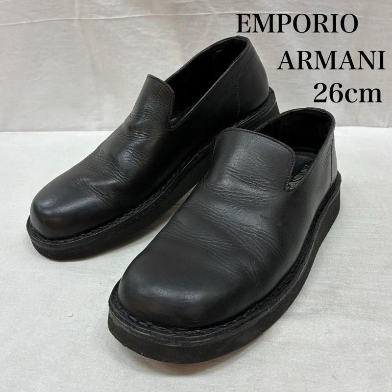 エンポリオアルマーニ イタリア製 レザー ローファー スリッポン 42 メンズ 26.0cm ISItems【USED】【古着】【中古】50159025|クラシカ