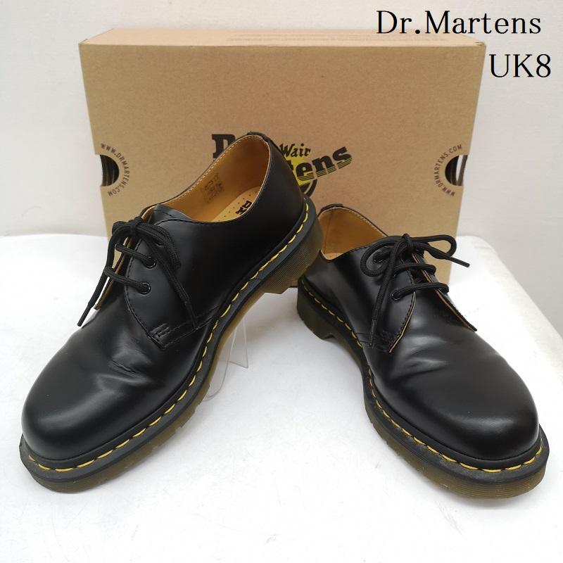 御医者さんマーチン 10085 3EYE SHOES 3大広間 なめし革 シューズ メンズ UK：8 ISItems【USED】【古着】【中古】50160372