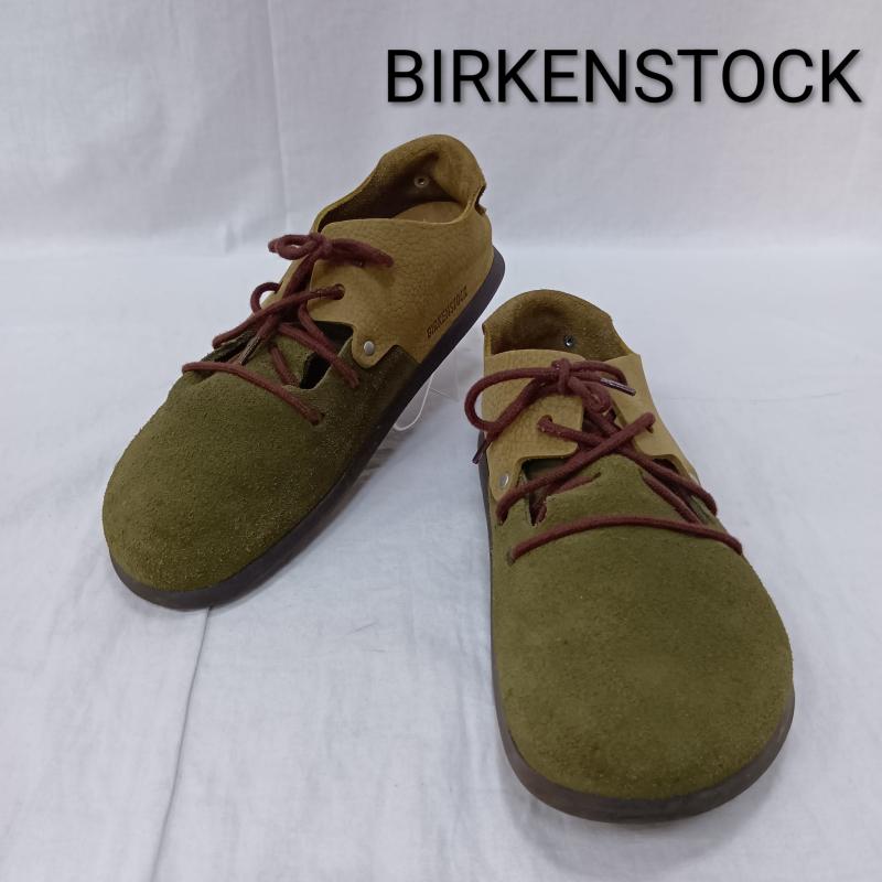 ビルケンシュトック Montana オリーブ カーキ 42/27糎 スエードクロスシューズ コンフォートシューズ メンズ 27.0糎 ISItems【USED】【古着】【中古】50160426